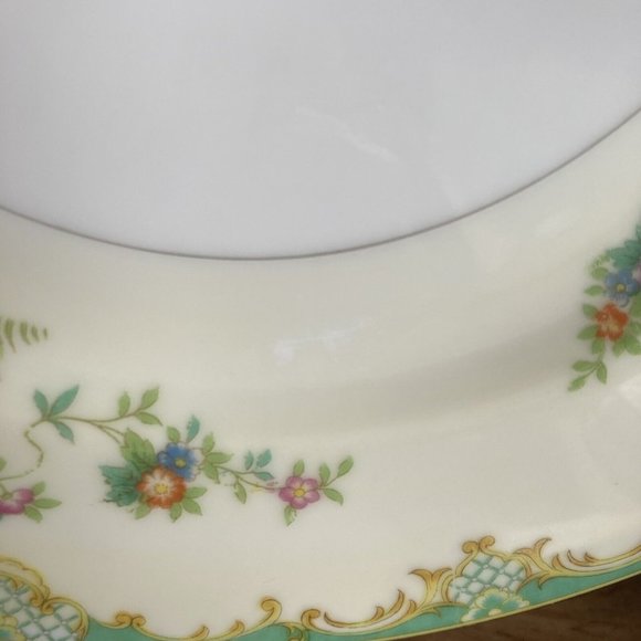 4 VTG 1933 Morimura Noritake Japan Embassy Floral Round Dinner Plates 9 7/8” - Picture 6 of 10